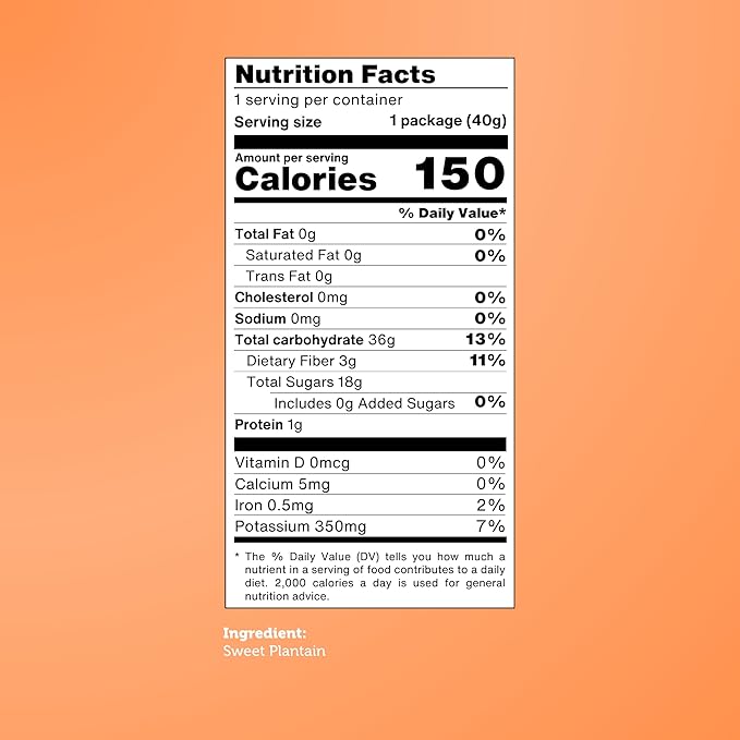 Good Chips Baked Crunchy Sweet Plantain Chips - Crispy, Oil Free, Healthy Maduritos - 1.4 oz - Pack of 12