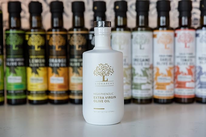 Rx High Phenolic Extra Virgin Olive Oil ??Cold Pressed, Rich in Oleocanthal, Naturally High in Antioxidants, Bold Flavor ??375mL Bottle