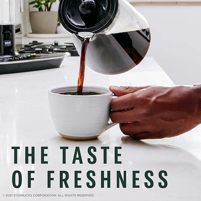 Starbucks Whole Bean Coffee, Dark Roast Coffee, French Roast, 100% Arabica, 1 bag (18 oz)