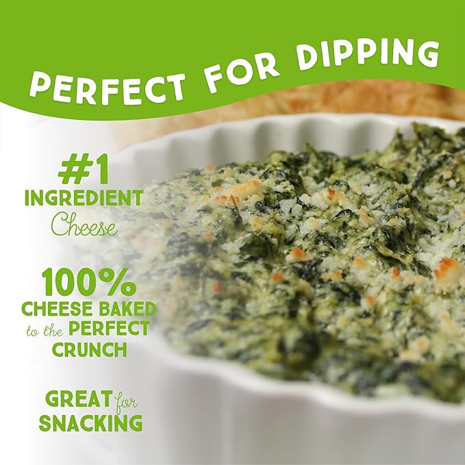 Whisps Cheese Crisps Parmesan Cheese | Protein Chips | Healthy Snacks | Protein Snacks, Gluten Free, High Protein, Low Carb Keto Food (2.12 Oz, 6 Pack)