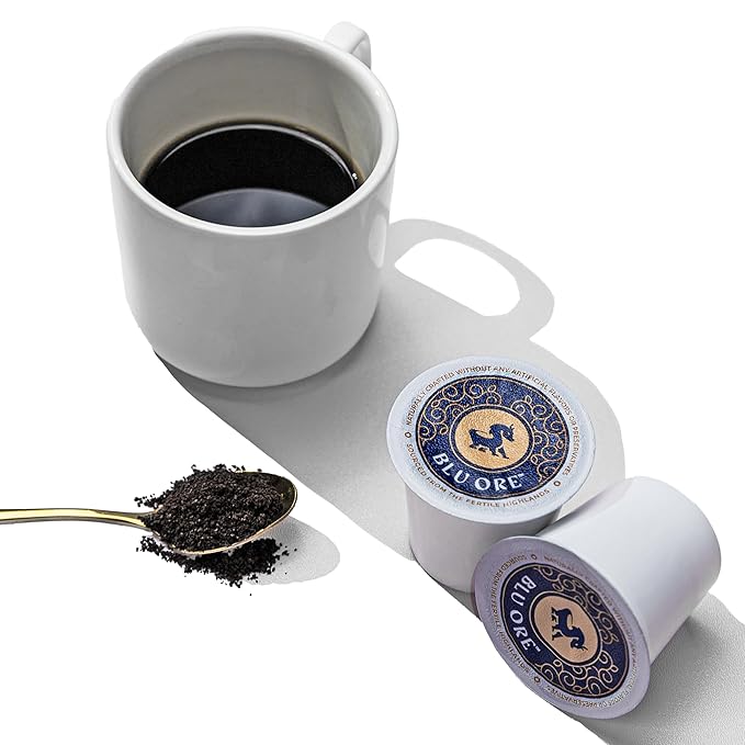 Blu Ore Premium Vietnamese Coffee Pods - Dark Roast - Recyclable Single Serve K-Cup Compatible (24 Count) - 100% Arabica Coffee, No Preservatives or Artificial Flavor
