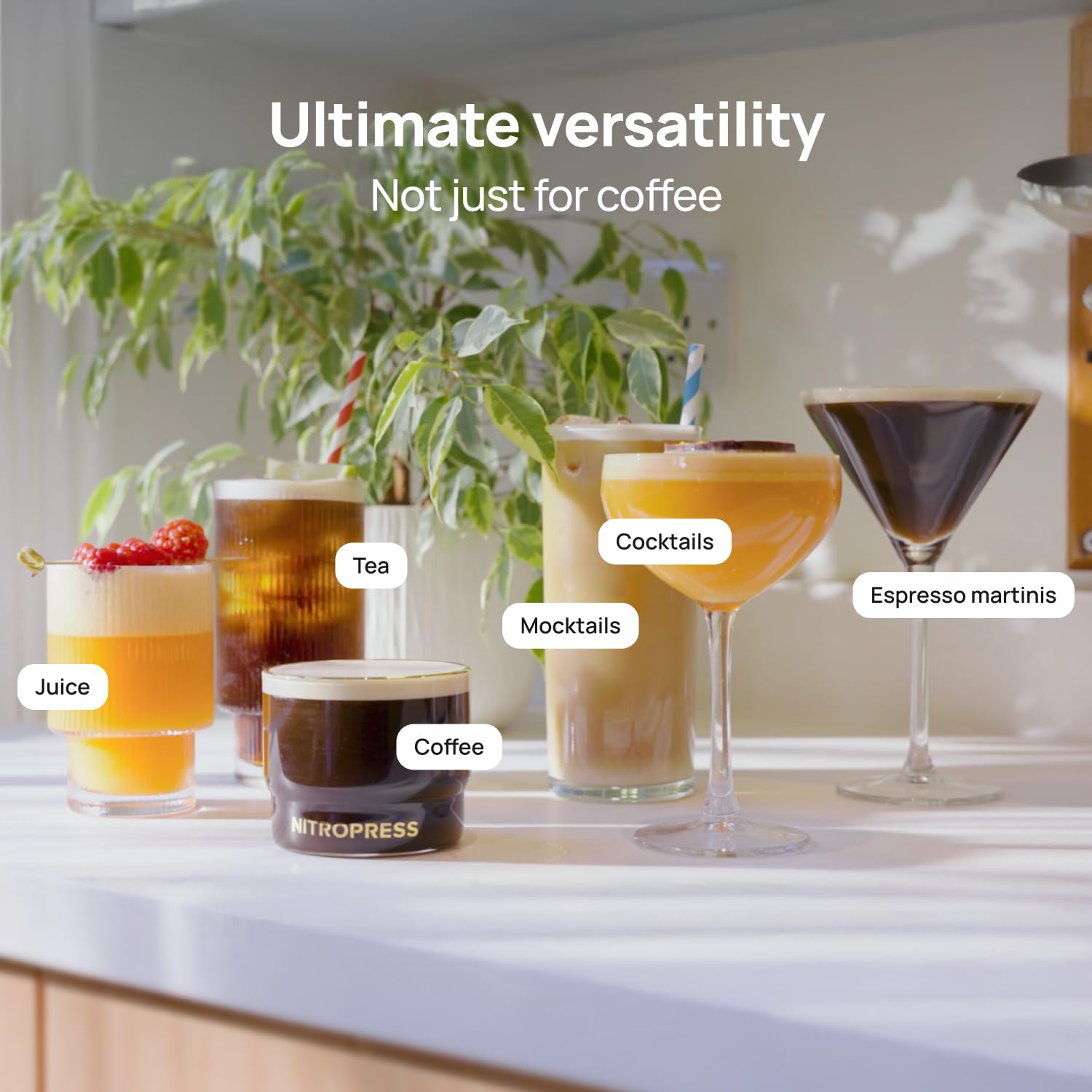 Hatfields London Original NitroPress - Nitro Cold Brew Coffee Maker