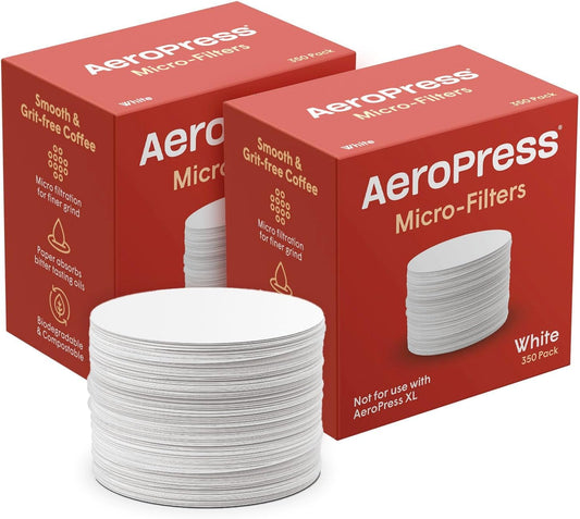 AeroPress White Paper Micro-Filters, 2 pack, 700 Count Count