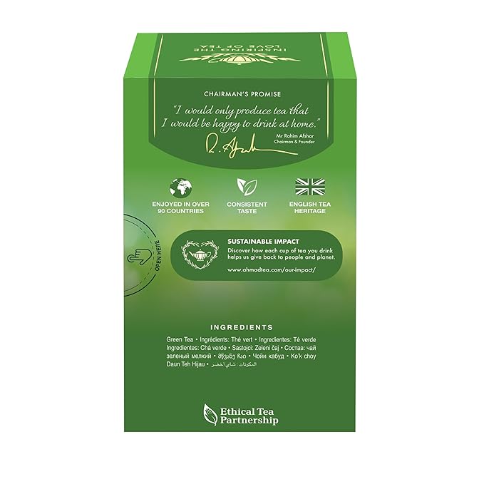 Ahmad Teas - Original Green Tea 1.4oz - 20 Tea Bags