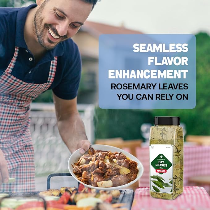 Dependable Foods Bay Leaves – 2 oz. Jar - 100% Natural, Non-GMO, Salt-Free | Kosher, Allergen-Free | Nature’s Aroma