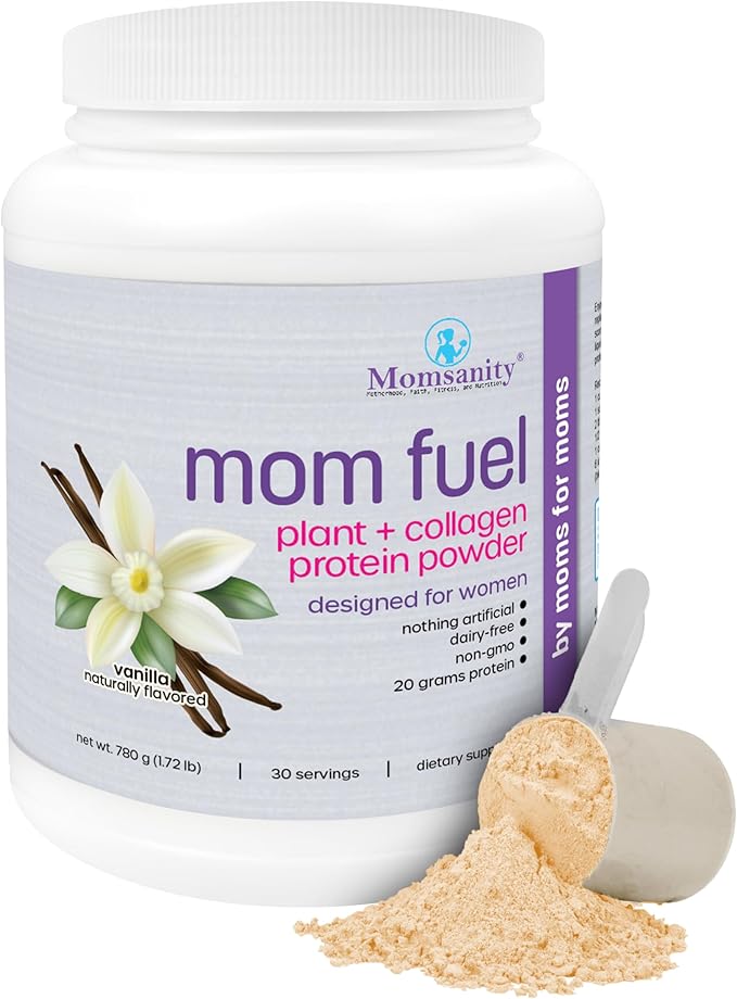 Dairy-Free Meal Replacement Protein Powder for Women - Plant & Collagen Protein Blend | 20g Protein (Vanilla)