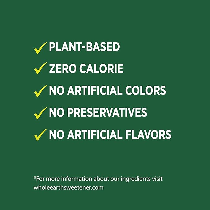 Whole Earth Stevia & Monk Fruit Liquid Sweetener, Original, No Erythritol, Squeeze Bottle, 1.62 Fl Oz (Pack of 12)