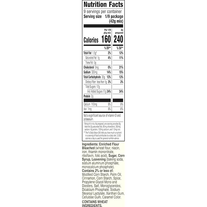 Betty Crocker Delights Super Moist Spice Cake Mix, 13.25 oz. (Pack of 12)