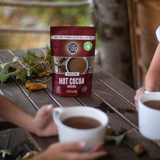 Coconut Cloud: Dairy-Free Instant Hot Cocoa Mix | Vegan, Natural, Delicious, Creamy Plant Based Chocolate (Made in Colorado from Premium Coconut Milk Powder), 7 oz