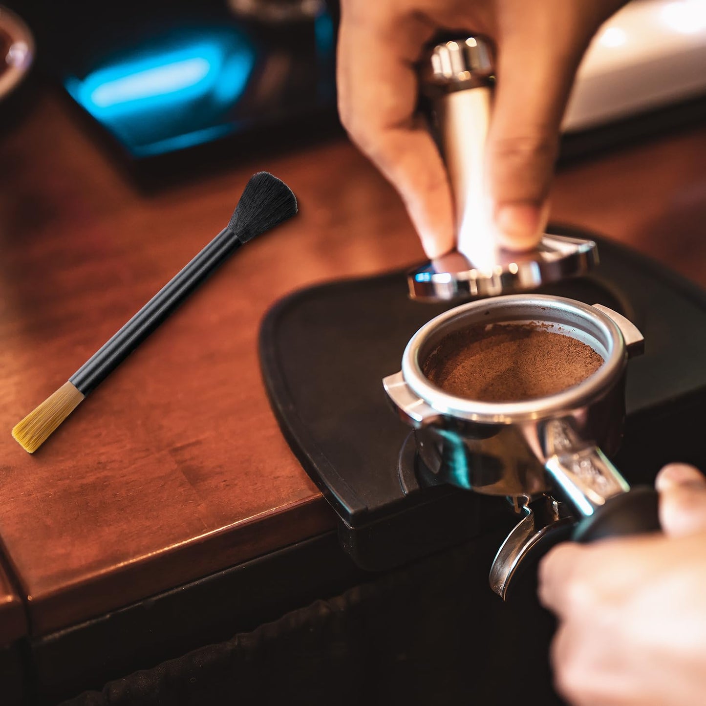 Acooruiteng Coffee Grinder Cleaning Brush Dusting Espresso Brush Accessories Cleaner Barista Brush