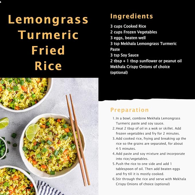 Mekhala Organic Gluten-Free Asian Cooking Paste Lemongrass Turmeric Paste