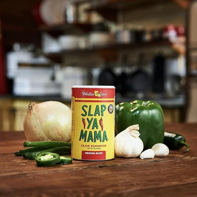 Slap Ya Mama Cajun Seasoning from Louisiana, Spice Variety Pack, 8 Ounce Cans, 1 Original Cajun and 1 Hot Cajun Blend