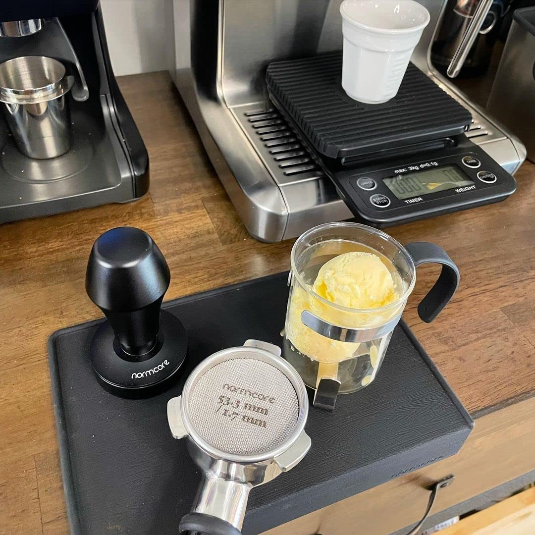 Normcore V4 Coffee Tamper 53.3mm - Spring-Loaded Tamper - Barista Espresso Tamper with 15lb / 25lb