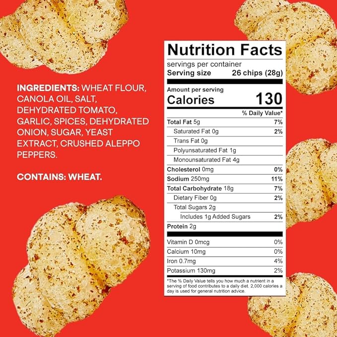 Tantos! Puffed Pasta Chips ??Healthy Pasta Snack by Top Chef Joe Sasto ??Plant-Based, Low Calorie, Crunchy Chips ??Variety Pack ??Marinara, Pesto, Cacio e Pepe, Classico ??Gourmet Bold Flavors (4 oz 2 Pack, Marinara)