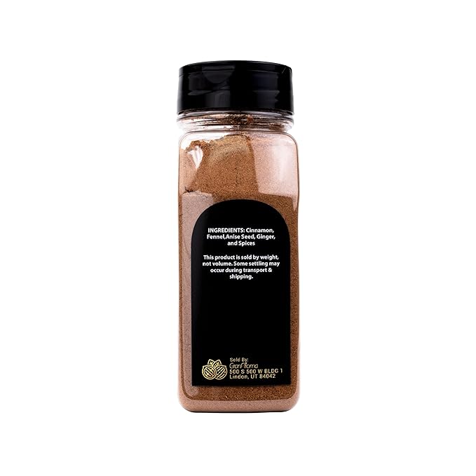 GranAroma Chinese Five Spice, Bold and Aromatic Flavor Profile, Seasoning for Stir-Fries, Roasted Meats, and Soups (8 Ounce)