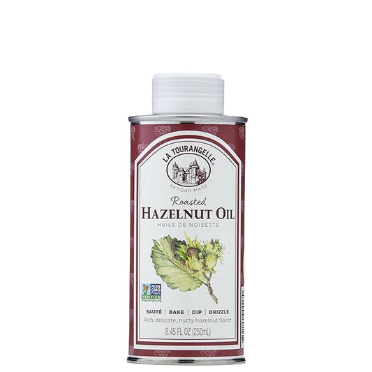 La Tourangelle, Roasted Hazelnut Oil, High-Oleic Oil Great for Baking, Stir-Frying, and