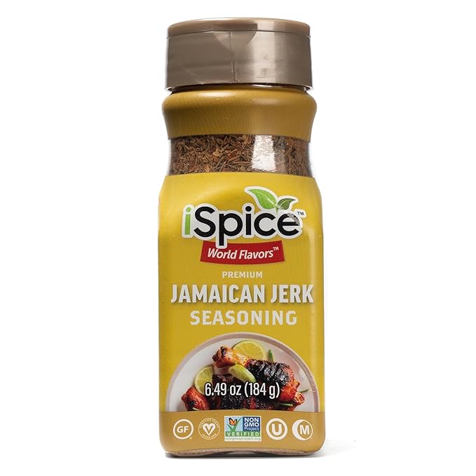 iSpice - JAMAICAN JERK SEASONING World Flavor Super Spice Blend | All Natural | Ready to use as is | No preparation is necessary