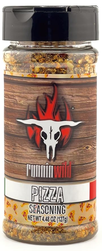Gourmet Pizza Seasoning | Italian Seasoning Spice Blend | Low Sodium | No Artificial Flavors Added | Runnin Wild Foods, 4.48 ounces