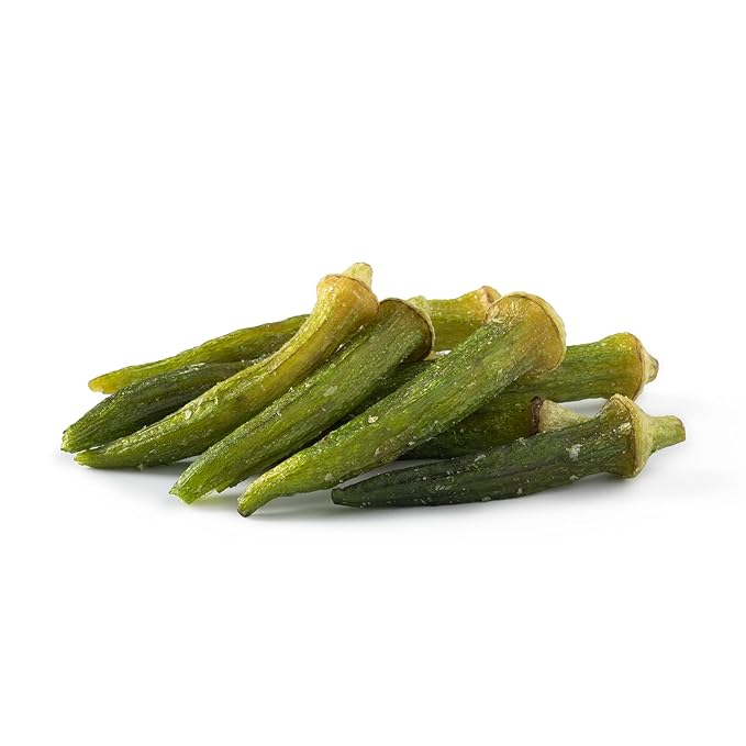 NUTS U.S. - Okra Chips | Sea-Salted | No Color Added and No Sugar Added | Natural | Delicious And Healthy, Bulk Chips!!! (Okra Chips, 2 LBS)