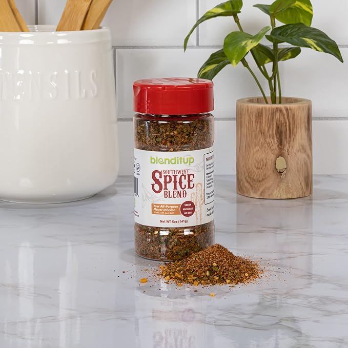 Southwest Spice Blend | Gourmet Spices with Sea Salt | Healthy to Add to Any Dish | Low Sodium, No Gluten, No MSG, No-Sugar | 5oz