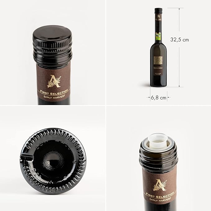 DESERT MIRACLE Cold Pressed Polyphenol Rich Moroccan Olive Oil, Extra Virgin Olive Oil with High Polyphenols, Organic, First Cold Pressed EVOO From Morocco, 17 Fl Oz