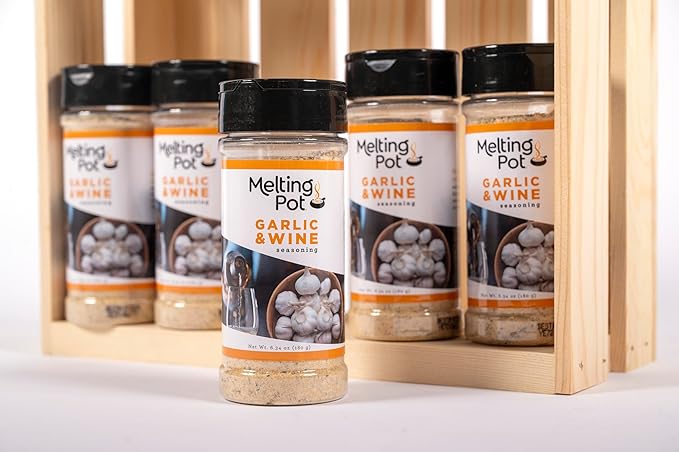 The Melting Pot Garlic & Wine Seasoning, 6.34 oz