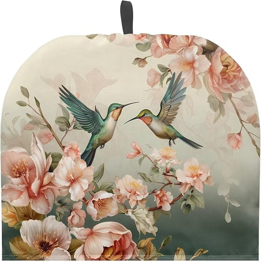 Generic Hudotybom Cute Hummingbird Tea Cozy for Teapot Insulated Large Teapot Cover to Keep Warm Tea Kettle Cover Machine Washable Coffee Pot Cloth Covers Kitchen Home Decorations for Housewife Mom