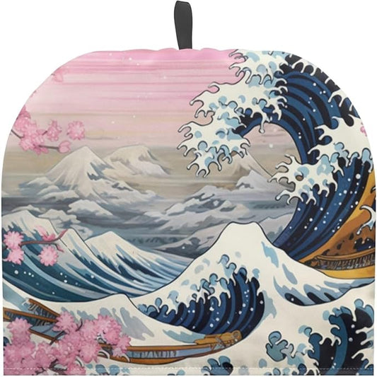 's Starry Sky 3D Printed Teapot Cover Decorative Dome Shaped Large Tea Cosy Dust Cover Home Kitchen Decoration Teapot Cover for Keeping Warm Insulated Kettle Cover