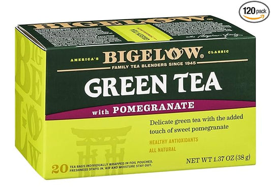 Bigelow Green Tea With Pomegranate 20 BAG (Pack of 12)12
