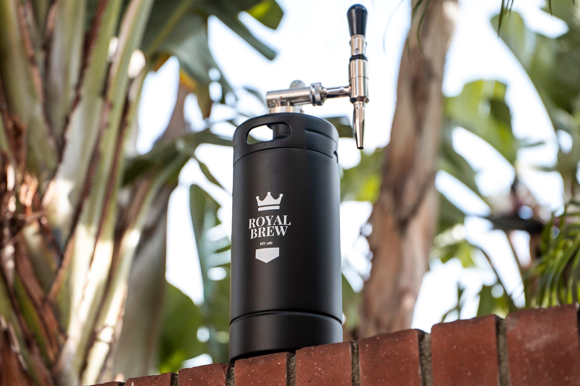 The Original Royal Brew Nitro Cold Brew Coffee Maker - Gift for Coffee Lovers -128 oz Extra Large