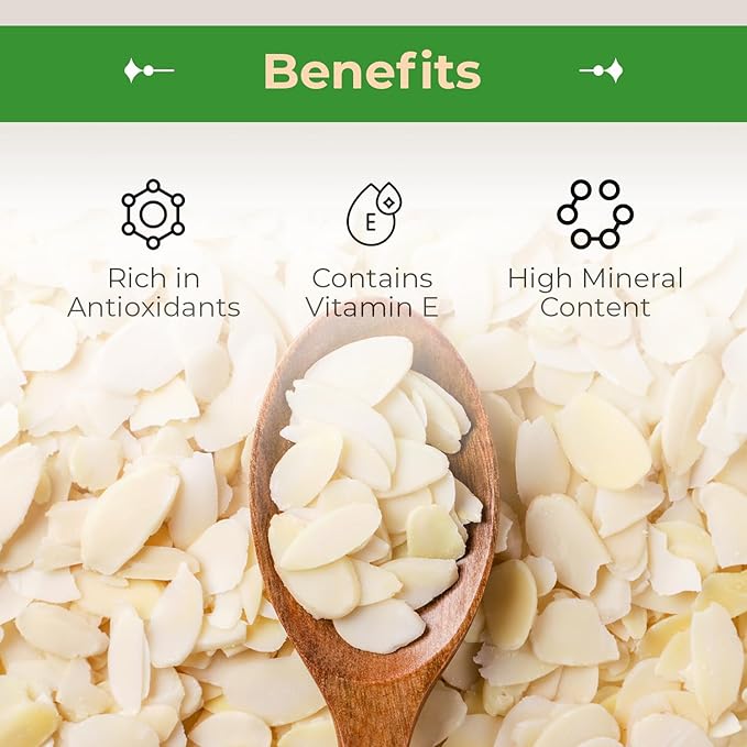 Sincerely Nuts ??Raw Blanched Sliced Almonds | 1 Lb. Bag | Delicious Guilt Free Snack | Low Calorie, Vegan, Gluten Free | Gourmet Kosher Food | Source of Fiber, Protein, Vitamins and Minerals