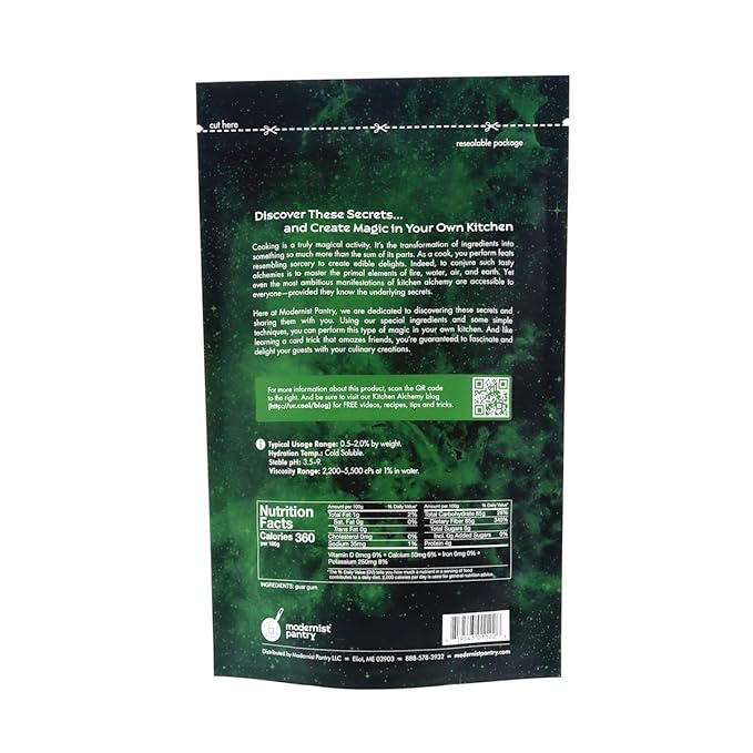 Pure Guar Gum ??Non-GMO Vegan OU Kosher Certified - 400g/14oz