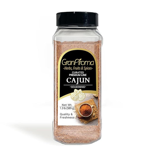 GranAroma Cajun Seasoning, Versatile Seasoning, Spicy & Flavorful, New Orlean's Style (20.8 Ounce)
