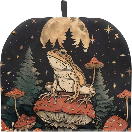 Generic Hudotybom Mushroom Frog Tea Cozy for Teapot Insulated Large Teapot Cover to Keep Warm Tea Kettle Cover Machine Washable Coffee Pot Cloth Covers Kitchen Home Decorations, CZA49