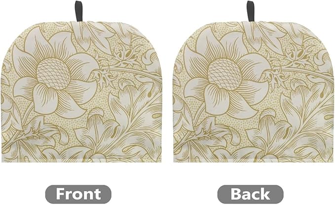 William Morris Pattern Tea Cozy for Teapot Dome Teapot Cover Customized Teapot Covers with Handle Dust Cover Kitchen Kettle Dust Cover Can Hung and Folded Decorative Kitchen竊늋hite竊?"<div>