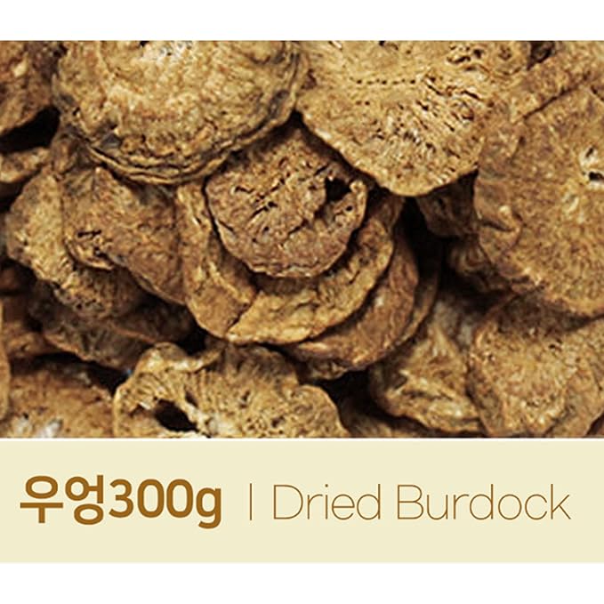 GAGOPA Dried and Roasted Burdock Root ??100% Korean Burdock, Premium Herbal Tea Ingredient, Earthy Smooth Flavor, Pure with Rich Flavor 300g