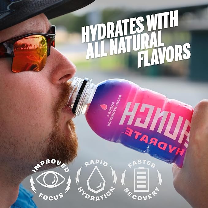 Sports Drink- 12 Pack - Real Cane Sugar 3x Electrolytes, All-Natural Hydration with Cognizin for Mental Focus, Real Fruit & Vegetable Juice, No Artificial Dyes ??Strawberry Lemon Flavor ??Trusted by Perfect Game