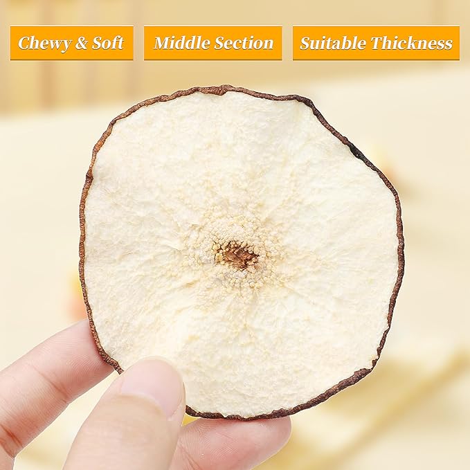 iGAOZM Dehydrated Dried Pears Slices,7.02oz/200g,Dehydrated Pear Fruit Slices,No Sugar Added,Dry Pear Slices for Cocktails Garnish Bulk,Tea,Fruit Snacks,Candle Decor,Baking Cooking