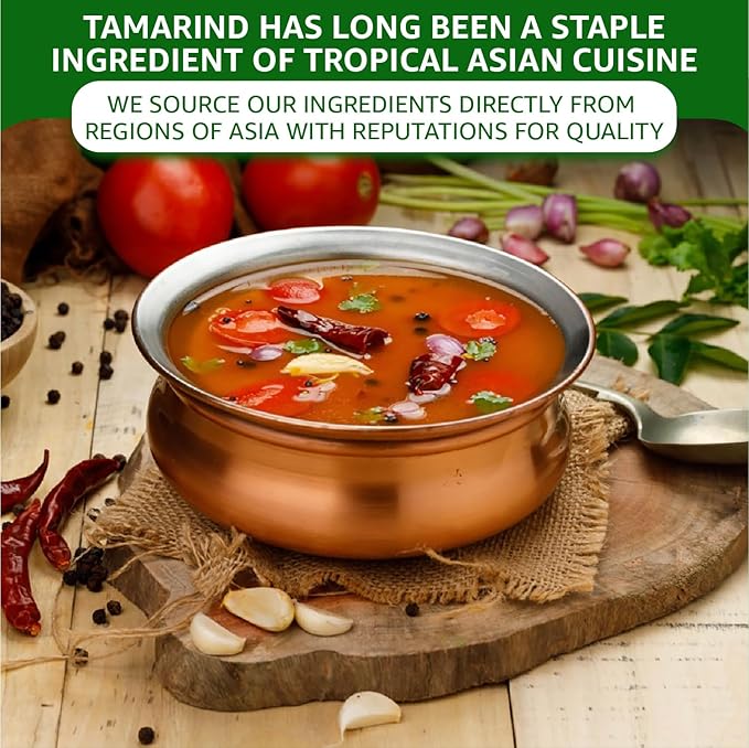 Premium Tamarind Concentrate (3) | Endorsed By Pro Chefs | Key Ingredient For Pad Thai and Asian Cuisines | Four Elephants Brand