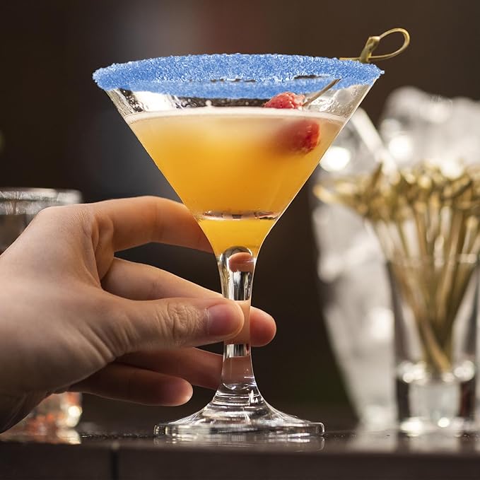 Glitter & Glitz Cocktail Sugar ??Premium Natural Sugar for Enhancing Cocktail Drinks ??Vibrant Colored Sugar, USA Manufactured, No Artificial Ingredients ??Cocktail Rimming Sugar (Black)