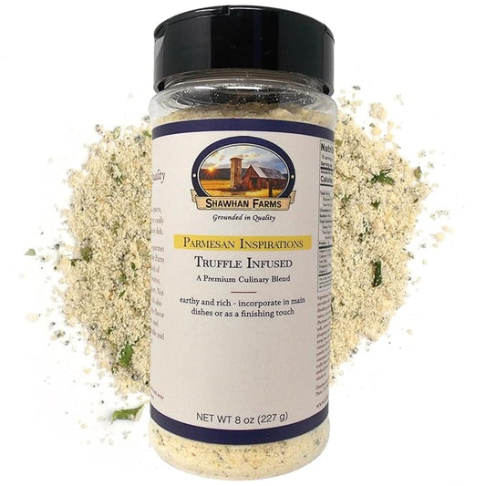 Shawhan Farms Gourmet Parmesan Inspirations Truffle Seasoning Topper Finishing Blend - 8 Oz