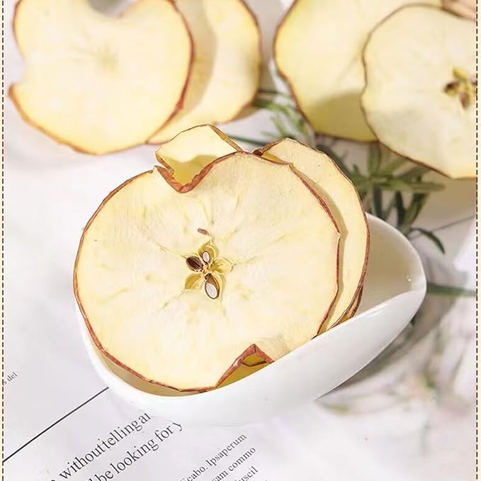 dried apple chips 5.29oz/150g，apple chips bulk，No Sugar Added Dried Sweet Apple ，Delicious Dried Fruit for Healthy Snacking