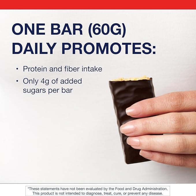 Metagenics Ultra Protein Bar - Meal Replacement Bar - Fitness Bar - With Fiber, Iron & Calcium - 12 Bars