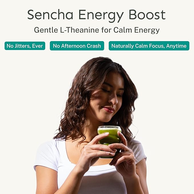 Yu Tea Organic Sencha Green Tea Powder | Rich in Antioxidants, EGCG, & L-Theanine | Pure Japanese First Harvest Leaf | Low Caffeine & Unsweetened | Resealable Pouch, 2.65 oz, 100 Servings