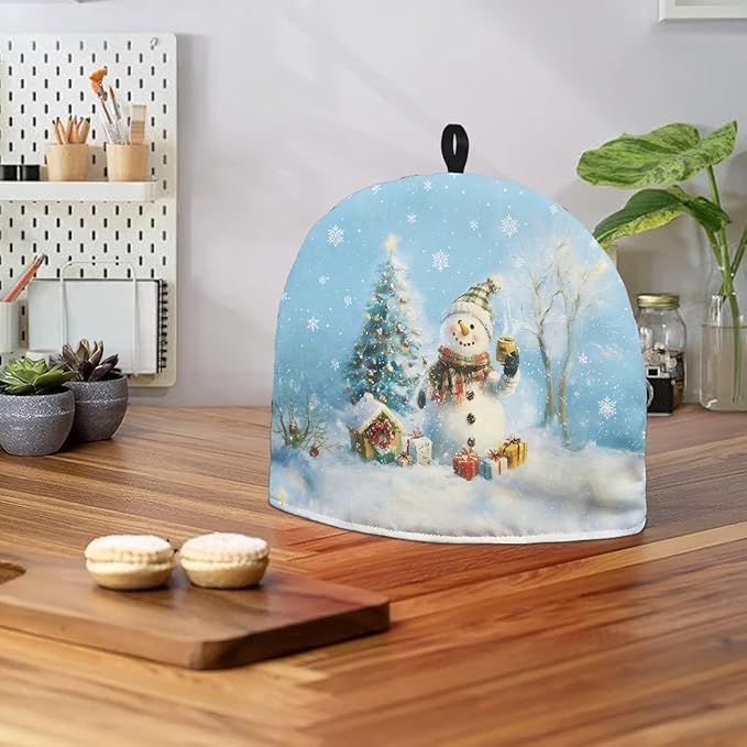 Cute Dogs Tea Cozy for Teapot - Insulated Soft Tea Cozie Covers Small Teapot Warmers for Keeping Warm, Dust Cover, Christmas