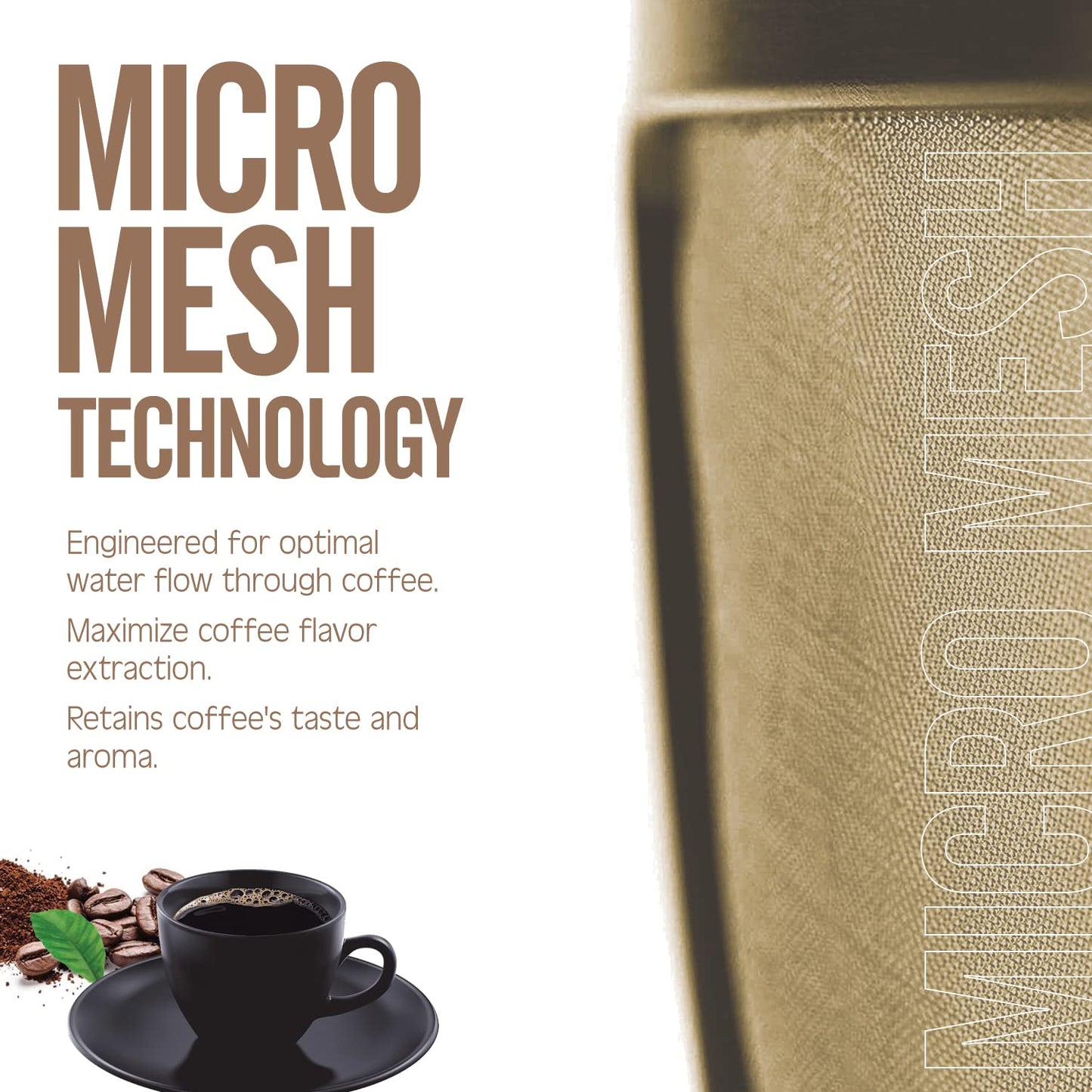 4-6 Cup Reusable Filter Basket With Closed Bottom Fits MrCoffee Coffee Maker and Brewer - Permanent