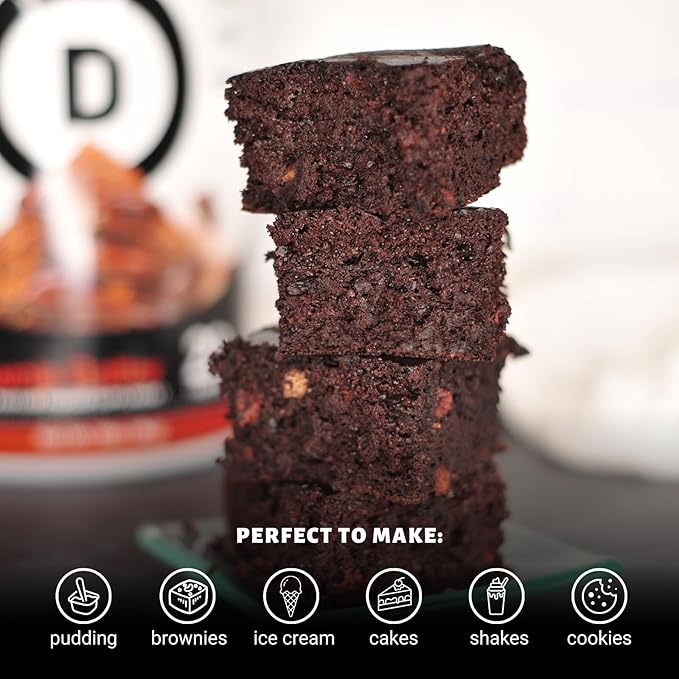 Devotion Nutrition Protein Powder Brownie Batter ??20g Whey Isolate & Casein Protein Blend ??No Added Sugar, Low Carb, Gluten-Free, Keto-Friendly, 1g MCT, Kosher ??2lb Pouch