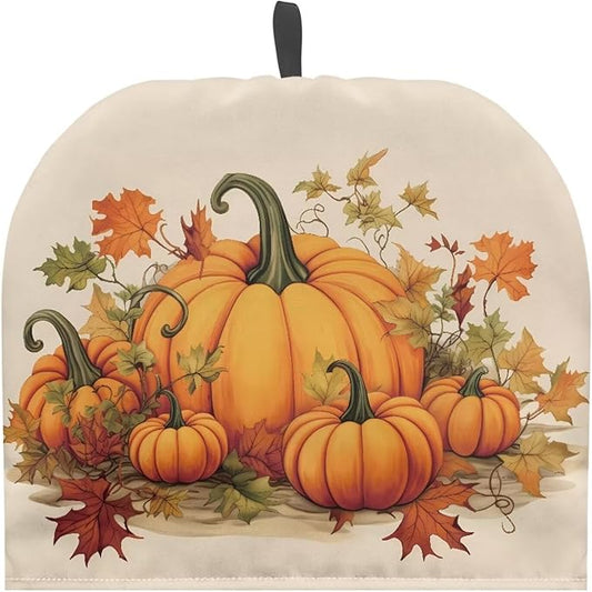 PumpkinsTea Cozy for Teapot Insulated Soft Tea Cup Warmer Cozy for All Saints' Day Party,Kitchen Accessory,Reusable Kettle Kitchen Dust Cover,Women