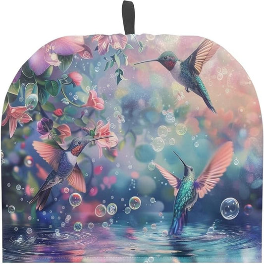 Generic Hudotybom Fancy Hummingbird Tea Cozy for Teapot Insulated Large Teapot Cover to Keep Warm Tea Kettle Cover Machine Washable Coffee Pot Cloth Covers Kitchen Home Decorations, CZA49
