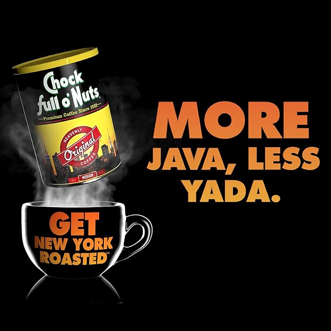 Chock full o??„uts Dark & Bold Ground Coffee ??Premium Beans in Recyclable Steel Can ??Rich Flavor & Aroma, Dark Roast ??Perfect for Drip, Pour-Over, Percolator ??23 Oz Can